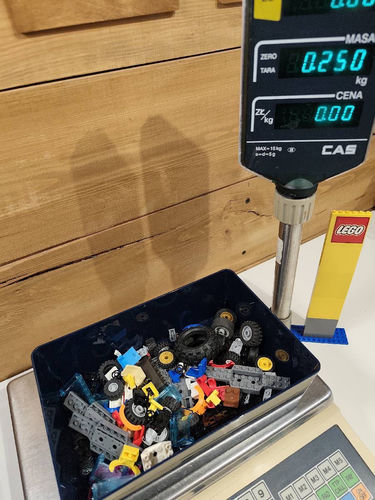 Lego pojazdy 250g mix części do aut