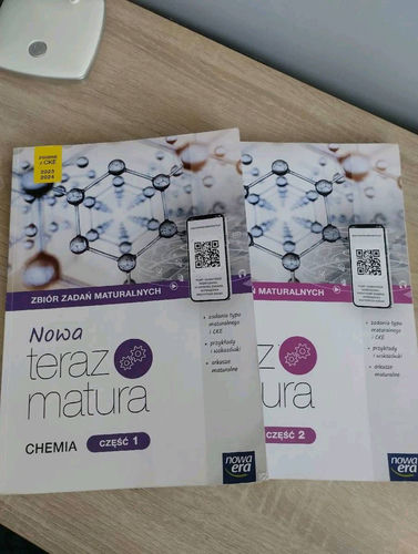 Zestaw: Zbiór zadań maturalnych nowa teraz matura chemia część 1 +1