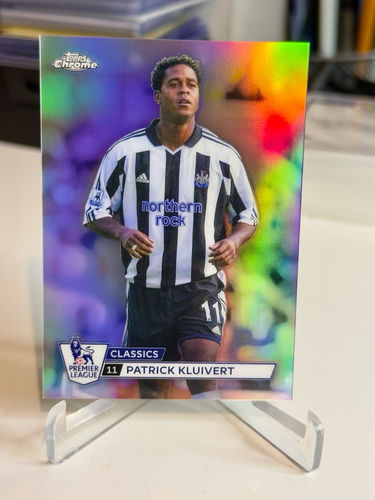 Topps Chrome Classics trading card, Patrick Kluivert, Newcastle United, CC 24