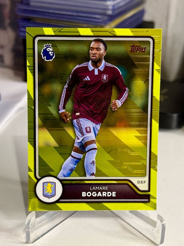 Topps Premier League trading card, Lamare Bogarde, Aston Villa, 2026/27