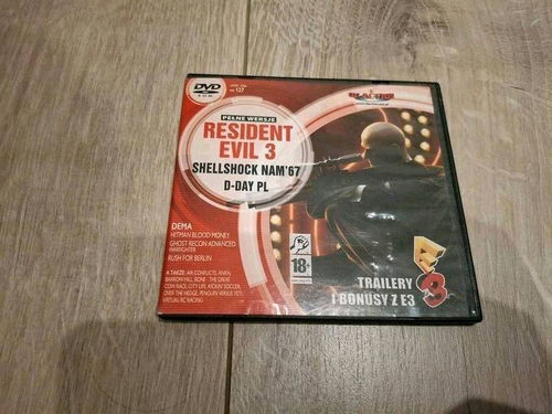 Płyta Gra CD-Action 07/2006 Resident Evil 3 Nemesis, Shelshock Nam 67 i D-Day
