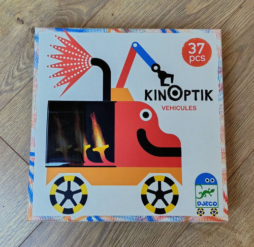 POJAZDY KINOPTIK - magnetyczna układanka optyczna DJECO