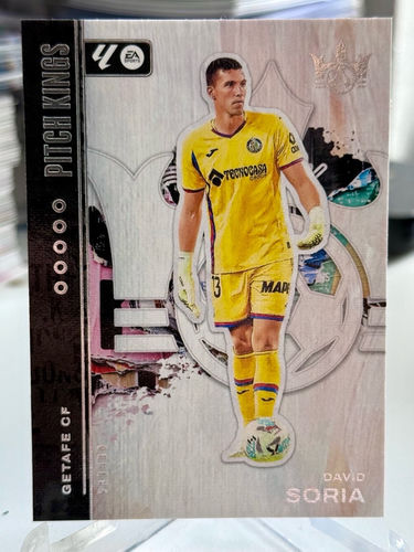 David Soria Getafe CF karta kolekcjonerska Panini Pitch Kings RC Rookie Card Level 1