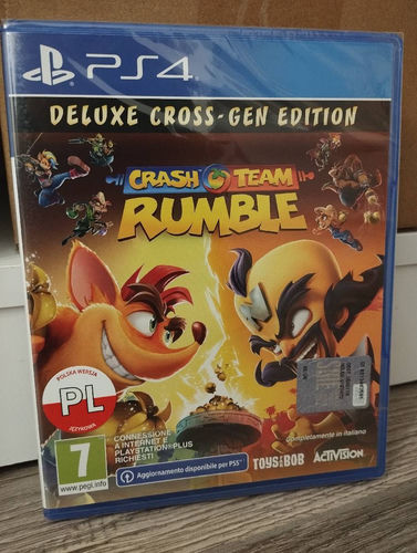 Nowa Gra Crash Team Rumble Polska Wersja PS4/PS5 PlayStation 