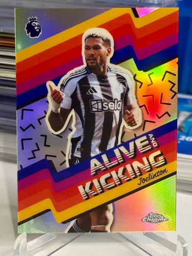 Joelinton Newcastle United karta kolekcjonerska Topps Chrome Premier League Alive and Kicking 2026