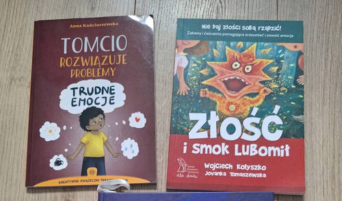 Tomcio trudne emocje i złość i smok lubomił
