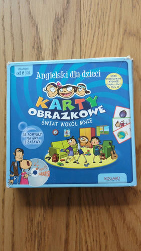 Angielski dla dzieci Karty obrazkowe świat wokół mnie