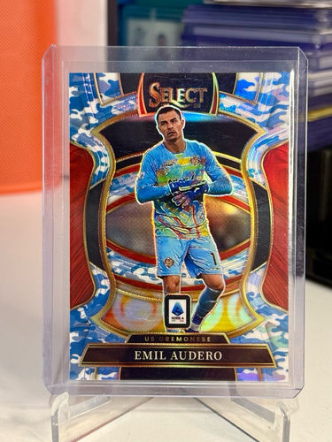 Panini Select Serie A trading card featuring Emil Audero, 27/49, 2025-26