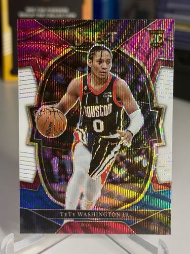 2022-23 Panini Select TyTy Washington Jr. Houston Rockets trading card
