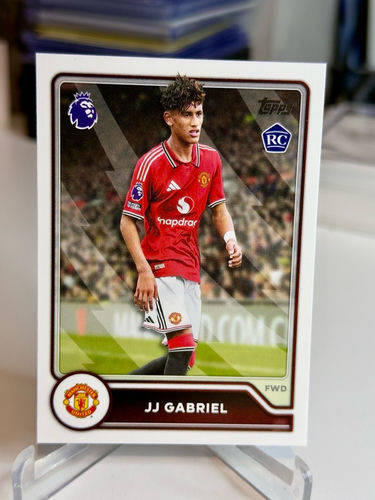 Topps Premier League 2026/27 trading card, JJ Gabriel, Manchester United, 198