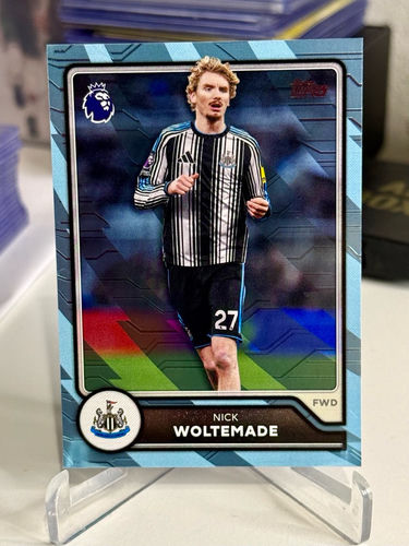Topps Premier League trading card, Nick Woltemade, Newcastle United, 2026/27