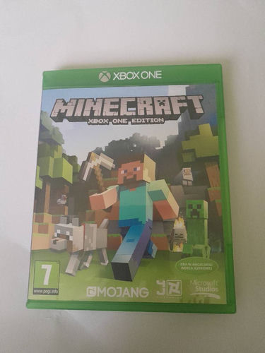 Gra minecraft xbox one edition gaming oldschool vintage retro