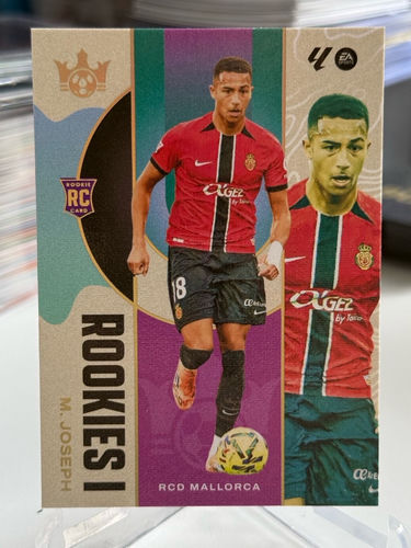 Mateo Joseph RCD Mallorca karta kolekcjonerska Panini Pitch Kings Gold RC Rookie Card Level 1
