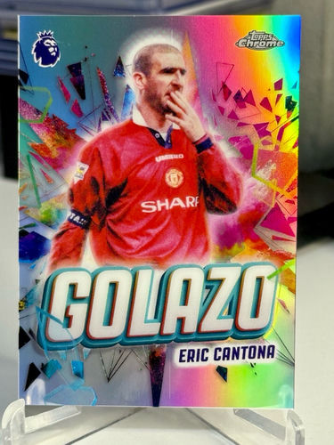 Topps Chrome Golazo trading card, Eric Cantona, Manchester United, GZ-7