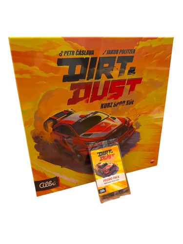 Gra Planszowa Dirt&Dust: Kurz Spod Kół Nówka Folia + dodatkowe karty
