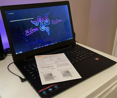 Laptop lenovo idepad 110 do gier i pracy biurowej AMD A6 4/420 GB Możliwa wysyłka za wpłatą z góry