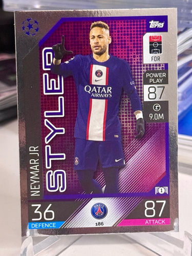 Neymar Jr. PSG karta kolekcjonerska Topps Styler