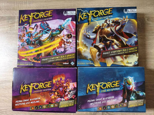Keyforge gra karciana zderzenie światów czas wstąpienia 