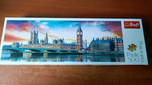 Puzzle Panorama Londynu 500 66x23,7cm