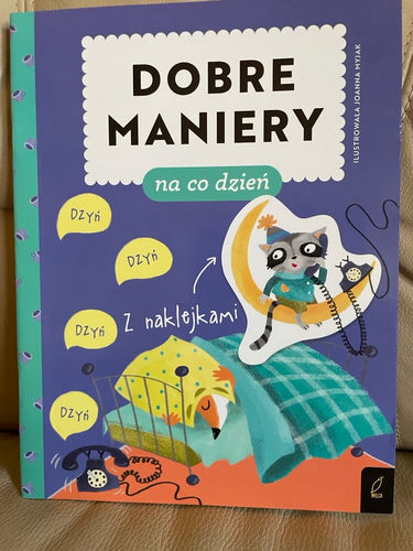 Dobre maniery na codzień książeczka z naklejkami 