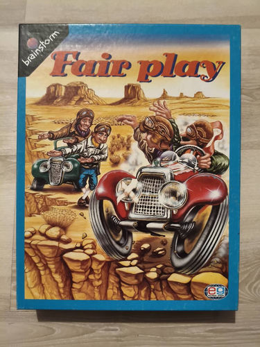 FAIR PLAY 1997 – gra planszowa wyścigowa metalowe auta UNIKAT
