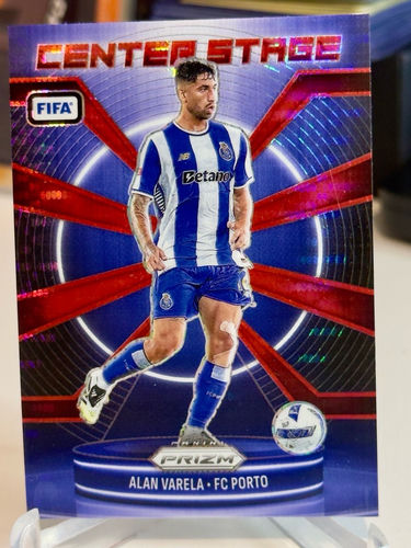 Panini Prizm FIFA 2025-26 trading card, Alan Varela, FC Porto, Center Stage 22