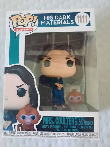 Funko POP! Mroczne materie. Pani Coulter ze złotą małpą