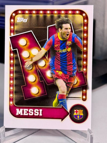 Topps Lionel Messi FC Barcelona 2025 UEFA Champions League trading card 27