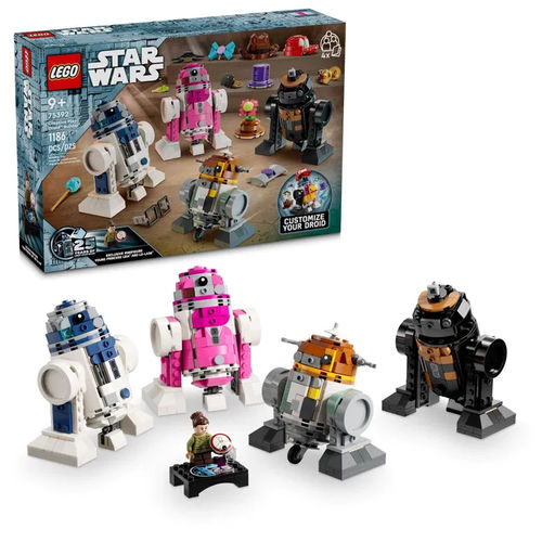 Nowy LEGO 75392 Star Wars - Kreatywny zestaw do budowy droidów.