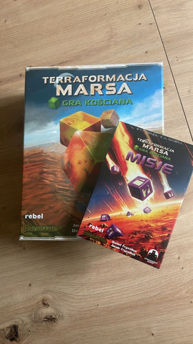 Zestaw: Terraformacja Marsa. Gra kościana - Rebel +1