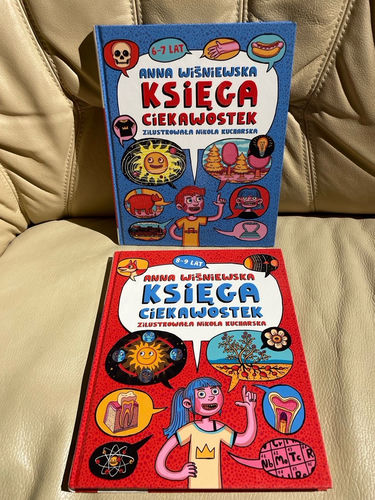 Księga ciekawostek 6-7 lat i 8-9 lat Nikola Kucharska Anna Wiśniewska cena za sztukę 