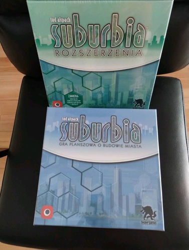 Gra planszowa Suburbia z dodatkiem Rozszerzenia, nowa
