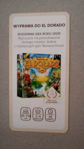 Wyprawa do Eldorado karta