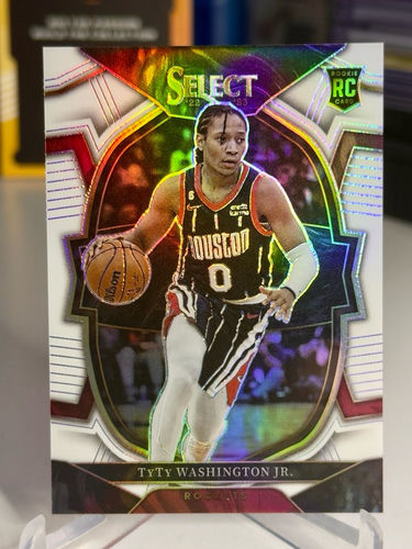 2022-23 Panini Select TyTy Washington Jr. Houston Rockets trading card 149/149