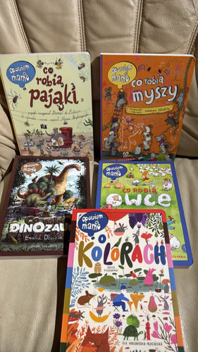 opowiem ci mamo co robią dinozaury pająki owce myszy nowe książki obrazkowe 