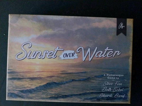 Sunset over water 