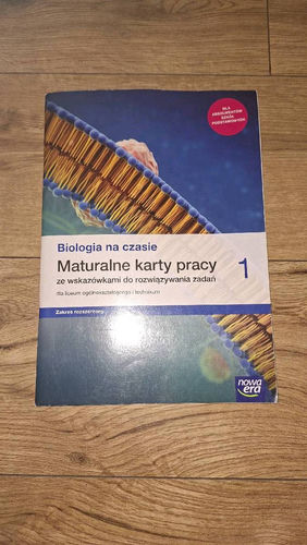 Biologia na czasie 1 : maturalne karty pracy dla liceum ogólnokształcącego i technikum : zakres rozszerzony