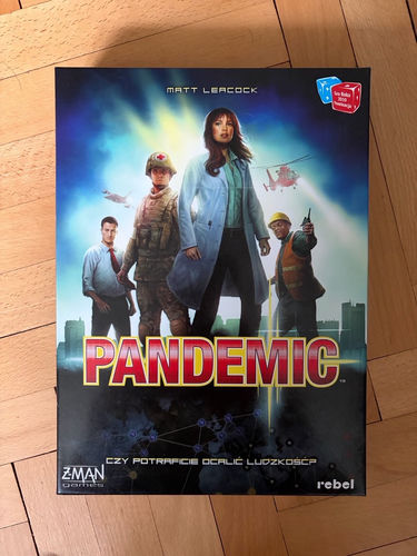 Pandemic gra planszowa karty w koszulkach
