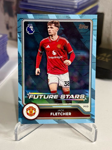 Topps Premier League trading card, Jack Fletcher, Manchester United, 2026/27