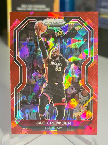 2020-21 Panini Prizm Jae Crowder trading card, Miami Heat, number 146