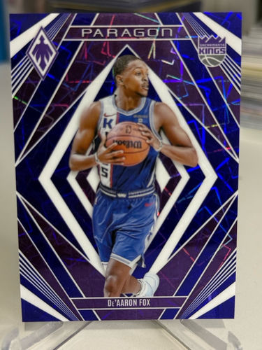 Panini Phoenix De'Aaron Fox trading card, 2023-24 Paragon, #044/275