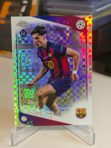 Topps Chrome 2026 UEFA Champions League Guille Fernández FC Barcelona Card 190