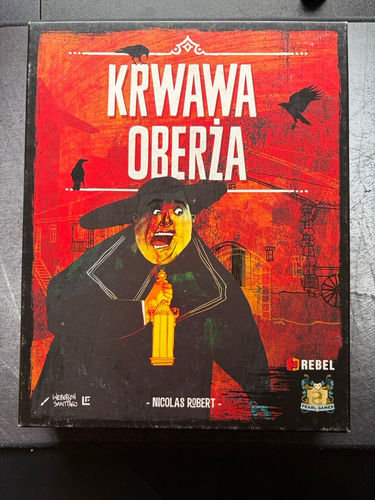 Krwawa Oberża karty w koszulkach gra planszowa 