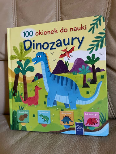 Dinozaury 100 okienek do nauki 