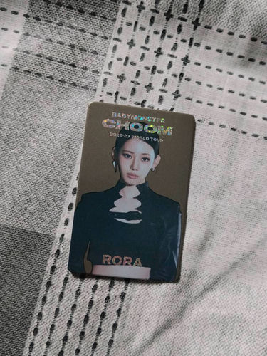 Babymonster Rora trading card CHOOM 2026-27 World Tour karta pc photocard kpop 