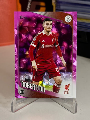 Topps UEFA Champions League trading card, Andy Robertson, Liverpool FC, #73