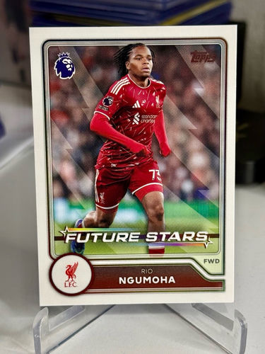 Topps Future Stars trading card, Rio Ngumoha, Liverpool FC, season 2026/27