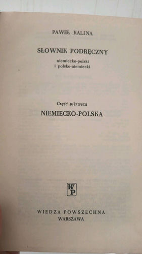 Słownik niemiecko-polski 