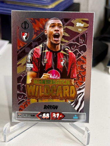 Topps Match Attax 20th Anniversary Rayan Man of the Match Wildcard
