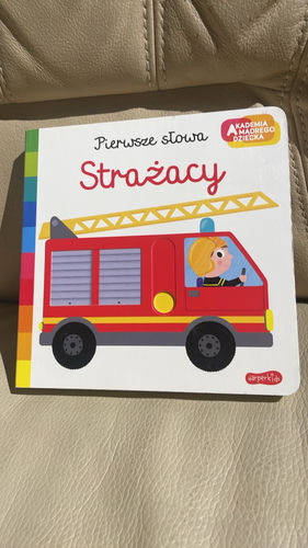 Strażacy ruchome elementy obrazki akademia mądrego dziecka wóz strażacki